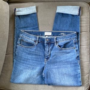 Nicole Miller Tribeca Mid Rise Straight Jeans